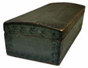 Paint Decorated Dome-Top Box