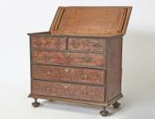 William & Mary Paint Decorated Blanket Chest