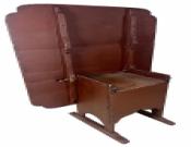 Shoe-Footed Hutch Table