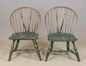 Pair of Brace-Back Windsor Chairs