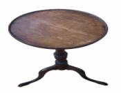 Queen Anne Dish-Top Candlestand