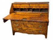 Tiger Maple Slant-Front Desk