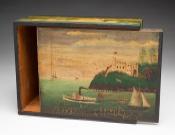 Paint Decorated Slide-Lid Box