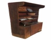Hooded Pewter Cupboard