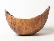 Native American Wooden Bowl w/Finger Holes