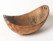 Native American Wooden Bowl w/Finger Holes
