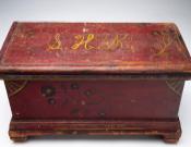 Miniature Paint Decorated Blanket Chest