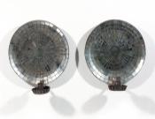 Pair of Mirrored Sconces