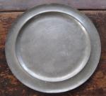 Large Pewter Charger