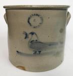 4-Gal Stoneware Crock - Bird w/Insect