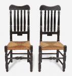Pair of Banister-Back Side Chairs