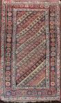 Antique Oriental Throw Rug