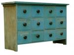 Blue Apothecary Chest