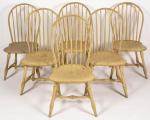 Set of 6 Bow-back Windsor Side Chairs
