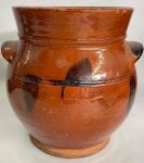 Redware Jar With Handles