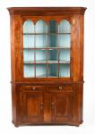 Chippendale Cherry Corner Cupboard