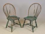 Pair of Brace-Back Windsor Chairs