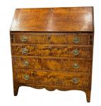 Tiger Maple Slant-Front Desk