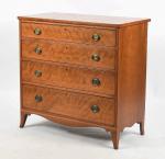 Hepplewhite Cherry Chest of Drawers
