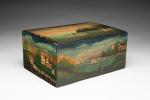 Paint Decorated Slide-Lid Box