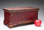 Miniature Paint Decorated Blanket Chest